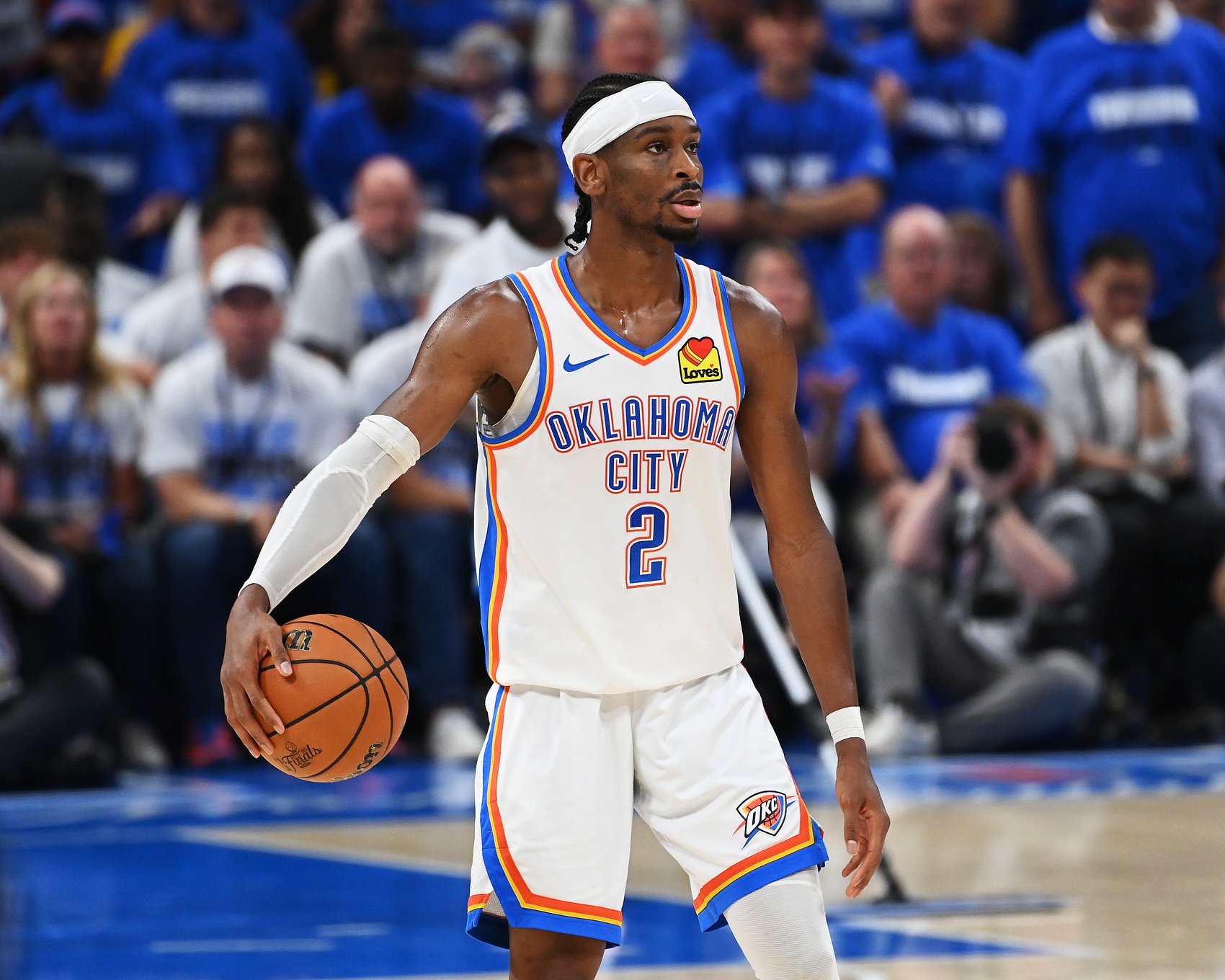 SGA总决赛G7砍至少20分5板10助 NBA历史自1970年弗雷泽后首个后卫