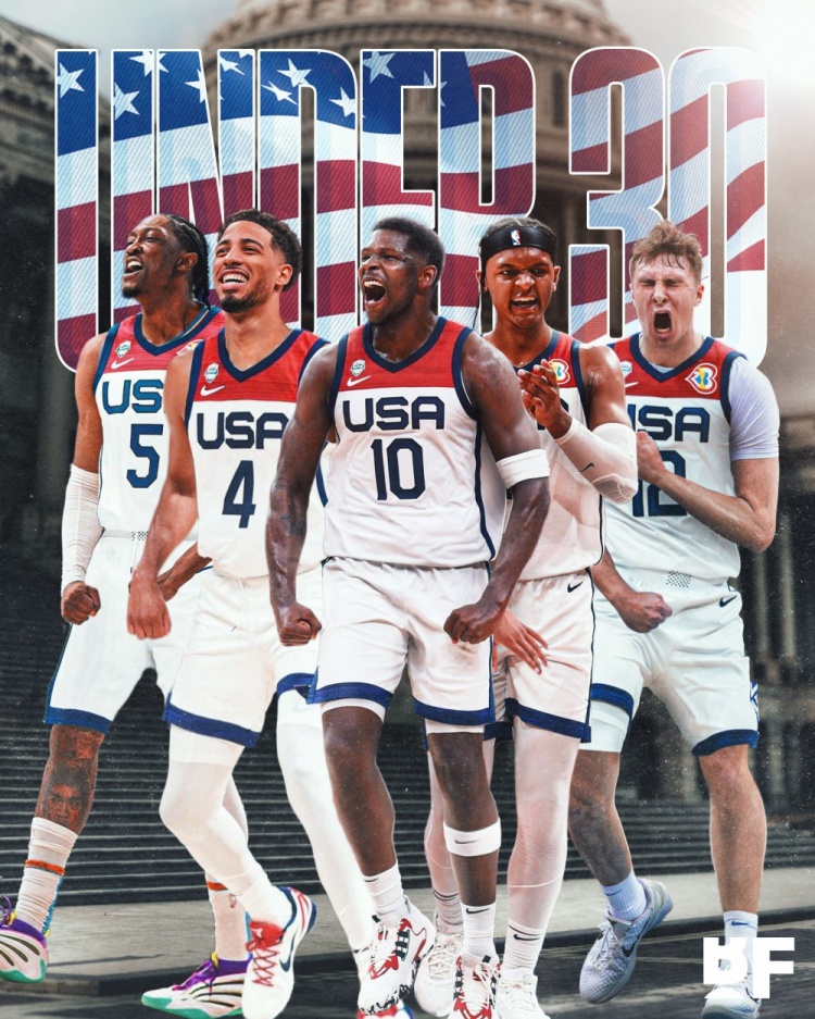 比尔-西蒙斯评2028美国首发：华子+哈利+杰伦威+弗拉格+班凯罗